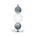 Lampada da Appoggio a Tre Lumi in Vetro e Metallo Made in Italy - Lumira