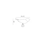 Lampada da Appoggio in Maiolica Toscana Smaltata Made in Italy - Uccellino Viadurini