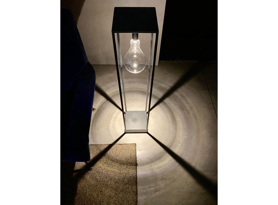 Lampada da Esterno a LED Ricaricabile in Ferro Made in Italy - Torretta