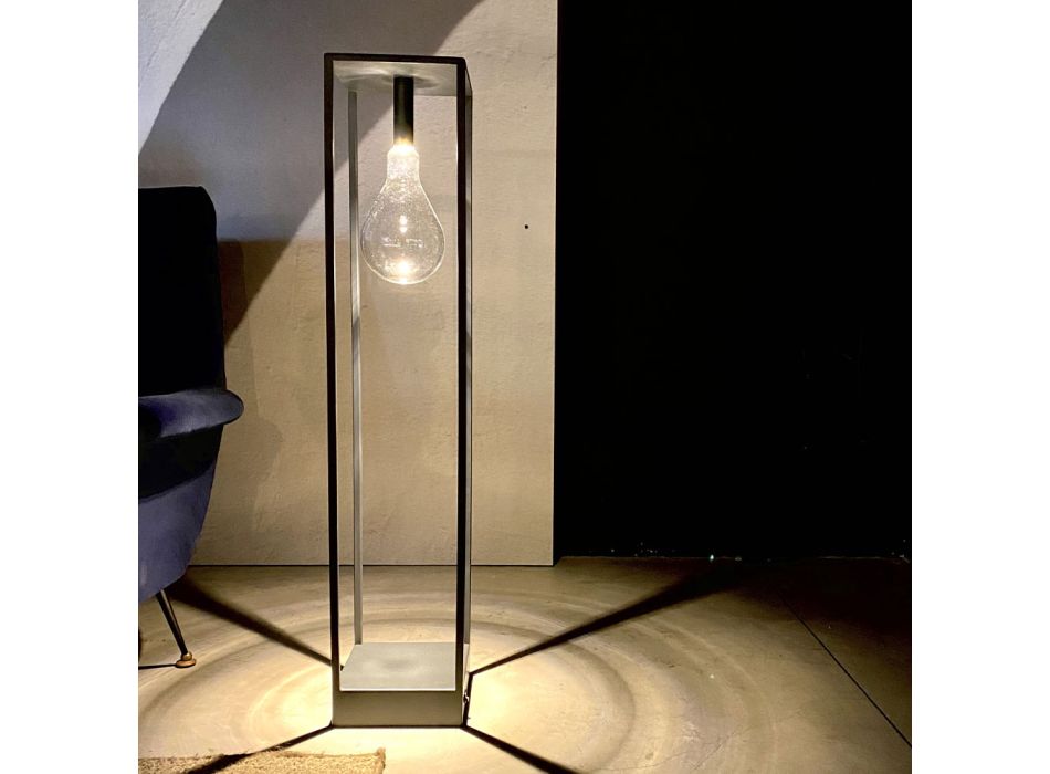 Lampada da Esterno a LED Ricaricabile in Ferro Made in Italy - Torretta