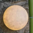 Lampada da esterno a muro In-es.artdesign A. Moon Out in nebulite Viadurini