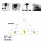 Lampada da Esterno a Sospensione di Design in Polietilene - Nefos by Myyour Viadurini