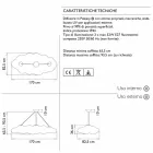Lampada da Esterno a Sospensione di Design in Polietilene - Nefos by Myyour Viadurini