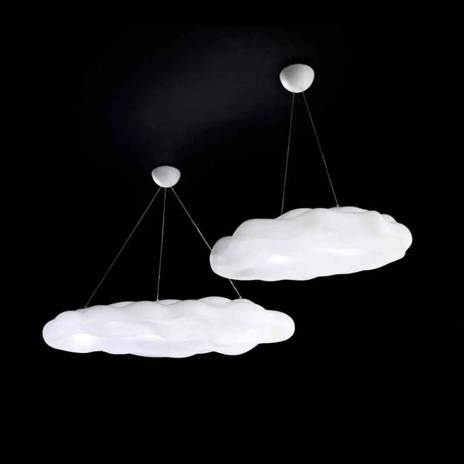 Lampada da Esterno a Sospensione di Design in Polietilene - Nefos by Myyour Viadurini