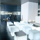 Lampada da esterno di design Slide Cube luminosa prodotta in Italia Viadurini