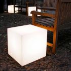 Lampada da esterno di design Slide Cube luminosa prodotta in Italia Viadurini