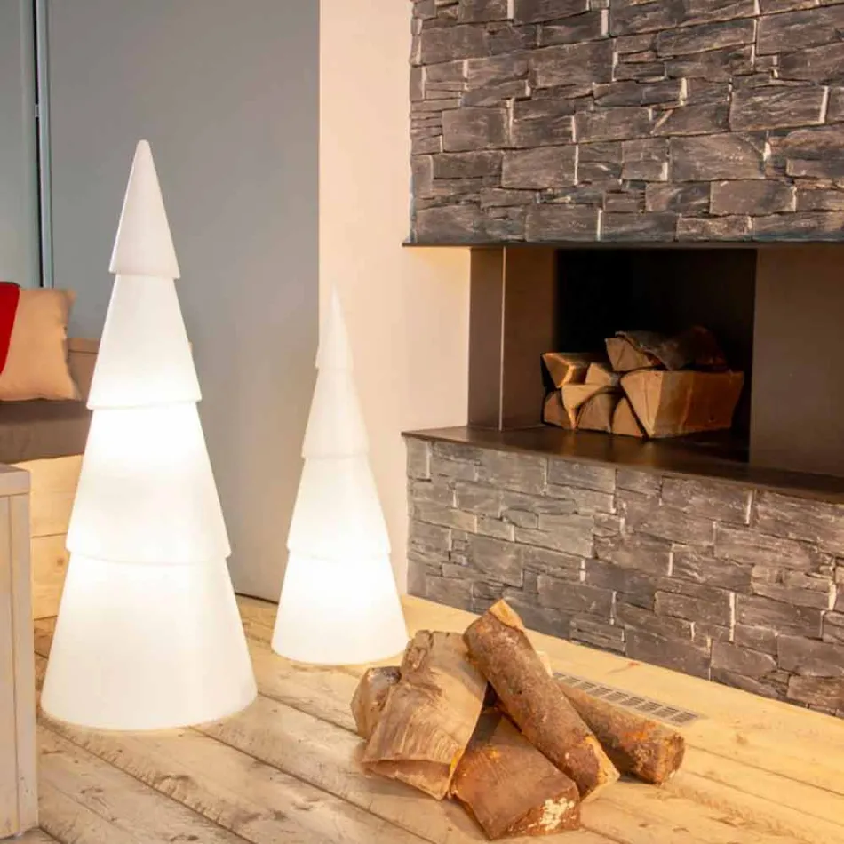 Lampada da Interno o Esterno in Plastica Bianca, Rossa o Verde - Alberostar Viadurini