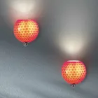 Lampada da Parete Artigianale in Vetro Veneziano Soffiato - Bolle Balloton Viadurini