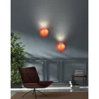 Lampada da Parete Artigianale in Vetro Veneziano Soffiato - Bolle Balloton Viadurini