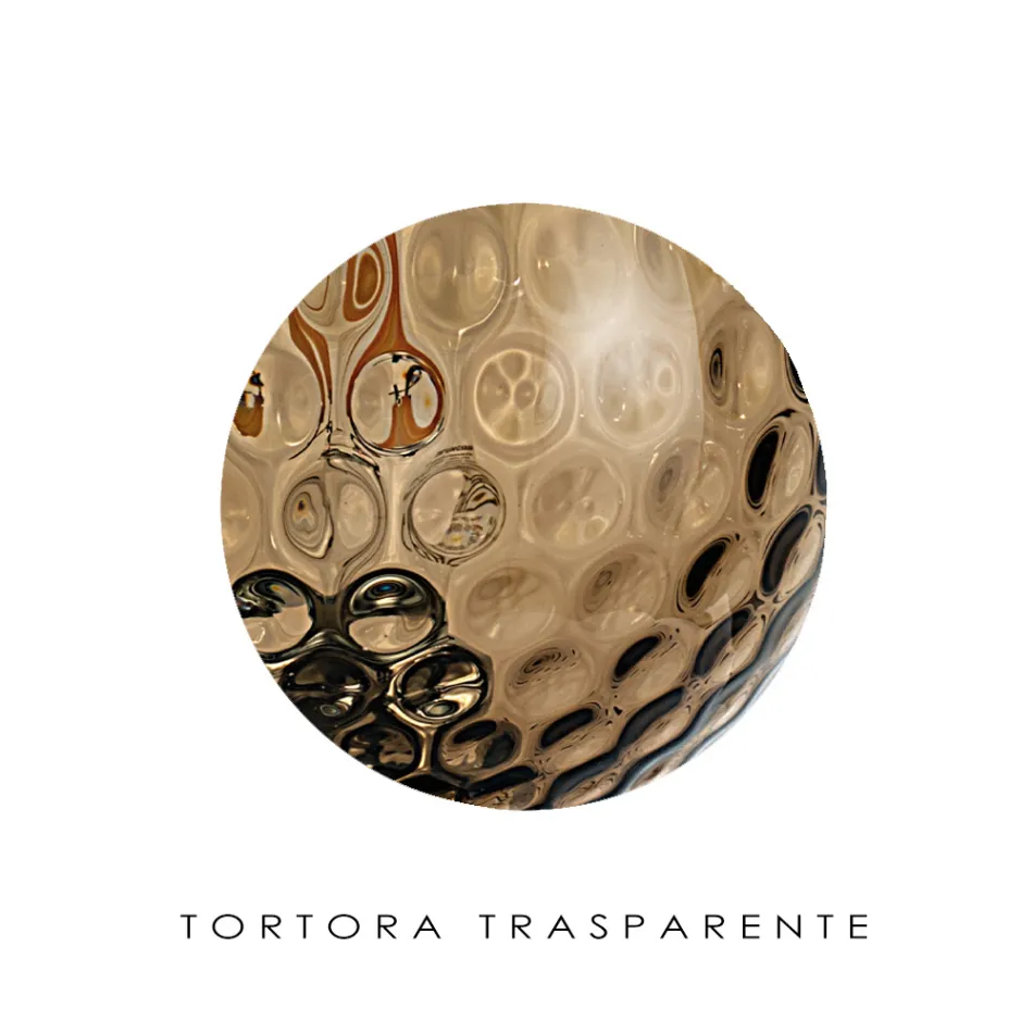 Lampada da Parete Artigianale in Vetro Veneziano Soffiato - Bolle Balloton Viadurini