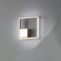 Lampada da Parete con LED in Metallo Verniciato Finitura Oro - Formale