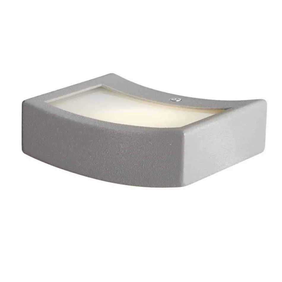 Lampada da parete design moderno in acciaio Ø13xh.3,5xsp.10 cm Osea  Viadurini