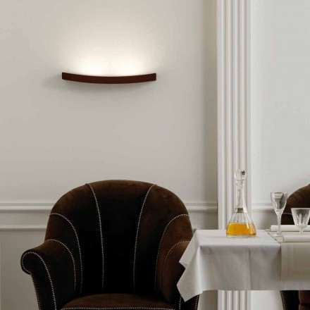 Lampada da parete design moderno in acciaio Ø50xh.3,5xsp.10 cm Eldora  Viadurini