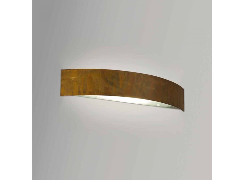 Lampada da parete in ottone design moderno Ø47xh.8xsp.8 cm Blandine  Viadurini