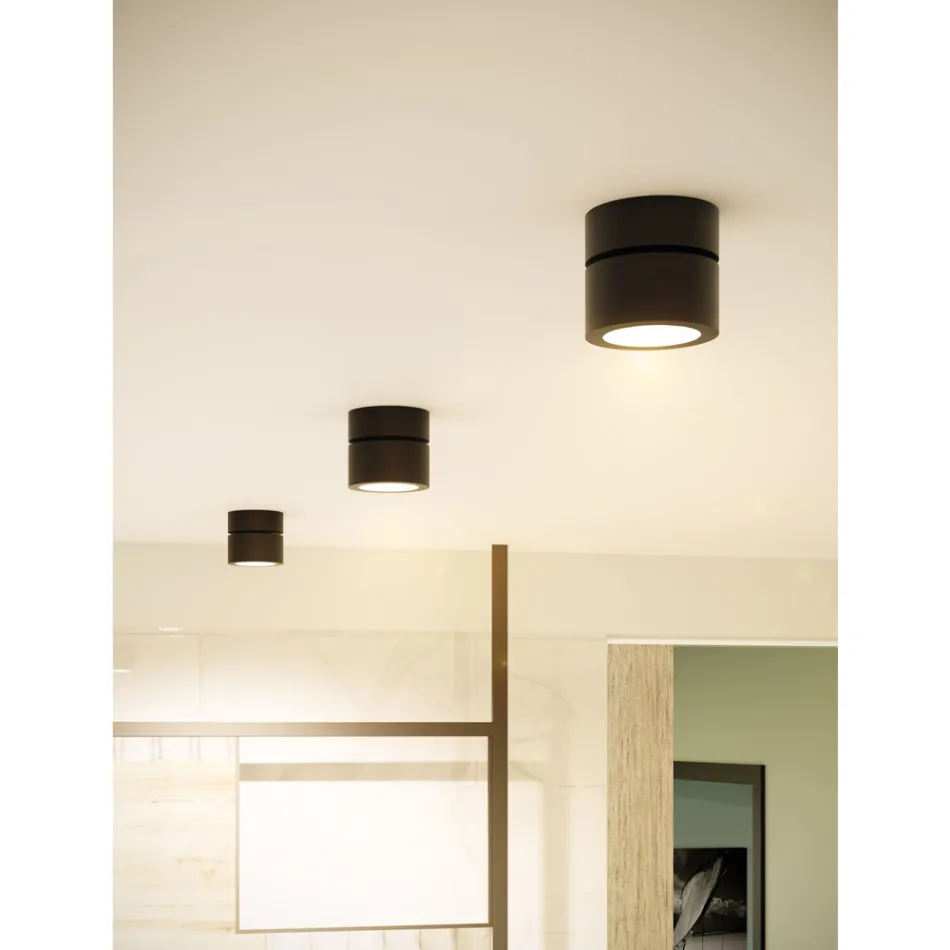 Lampada da Parete Led 14W per Interni in Alluminio Bianco o Nero - China Viadurini