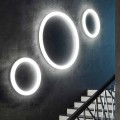 Applique Rotonda a LED Moderna Made in Italy in Polietilene - Slide Giotto