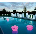 Lampada da Tavolo a Forma di Rosa con Led RGBW a Induzione - Baby Love by Myyour Viadurini