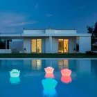 Lampada da Tavolo a Forma di Rosa con Led RGBW a Induzione - Baby Love by Myyour Viadurini