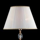 Lampada da tavolo classica in cristallo e vetro Belle, made in Italy Viadurini