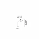 Lampada da Tavolo con Snodo in Ottone e Ferro Design Vintage - Loft by Il Fanale Viadurini