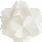 Lampada da tavolo design moderno bianco perla, Kaly diametro 46 cm Viadurini