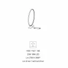 Lampada da Tavolo di Design in Alluminio Nero e Ottone Made in Italy - Norma Viadurini