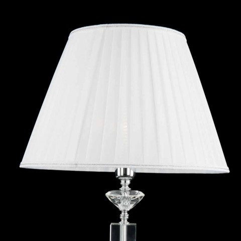 Lampada Da Tavolo Di Design In Vetro E Cristallo Ivy Made In Italy