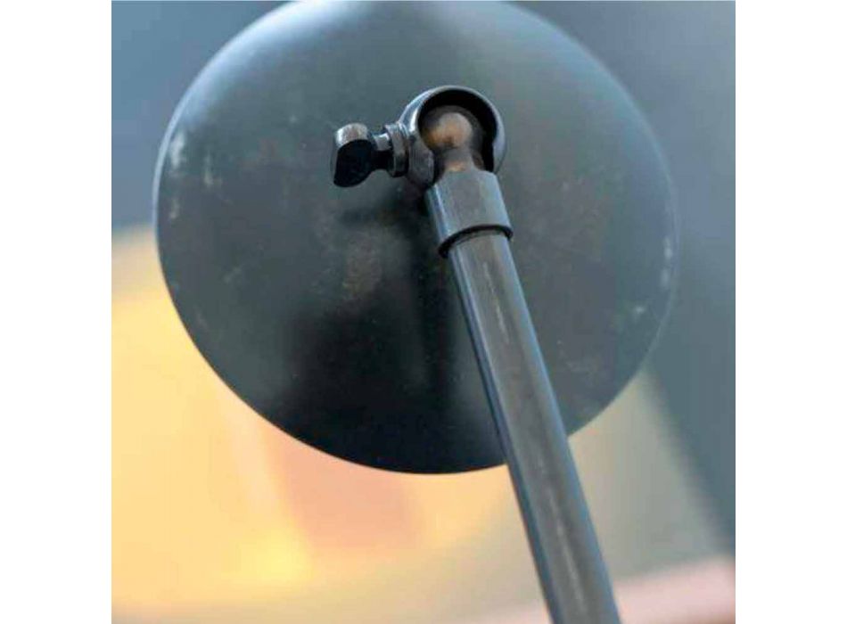 Lampada da Tavolo in Ferro con Luce Orientabile Moderna Made in Italy - Amino