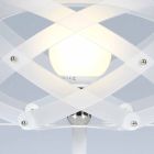 Lampada da tavolo in metacrilato bianco satinato diametro 40 cm Vanna  Viadurini