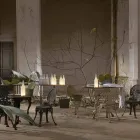 Lampada da Tavolo Led in Vetro Satinato Bianco Design Moderno - Bottiglia Viadurini