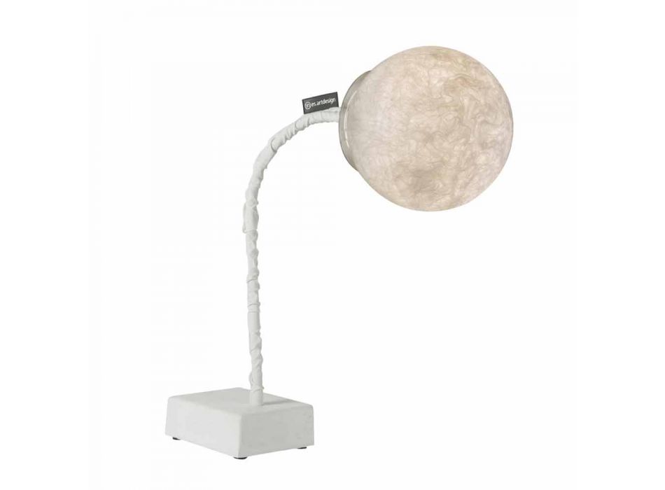 Lampada da tavolo moderna stelo flessibile In-es.artdesign MicroT Luna