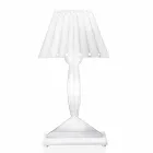 Lampada da tavolo sagomata, luce LED in plexiglass Ferla Viadurini