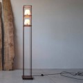 Lampada da Terra Artigianale in Ferro Finitura Corten Made in Italy - Tower