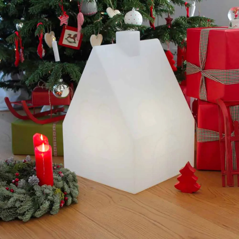 Lampada da Terra Casetta da Interno o Esterno a Led, Solare o E27 - Casastar Viadurini