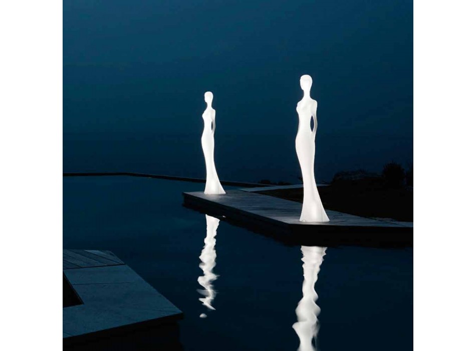 Lampada da Terra con Luce Led Design Moderno per Esterni - Penelope by Myyour Viadurini
