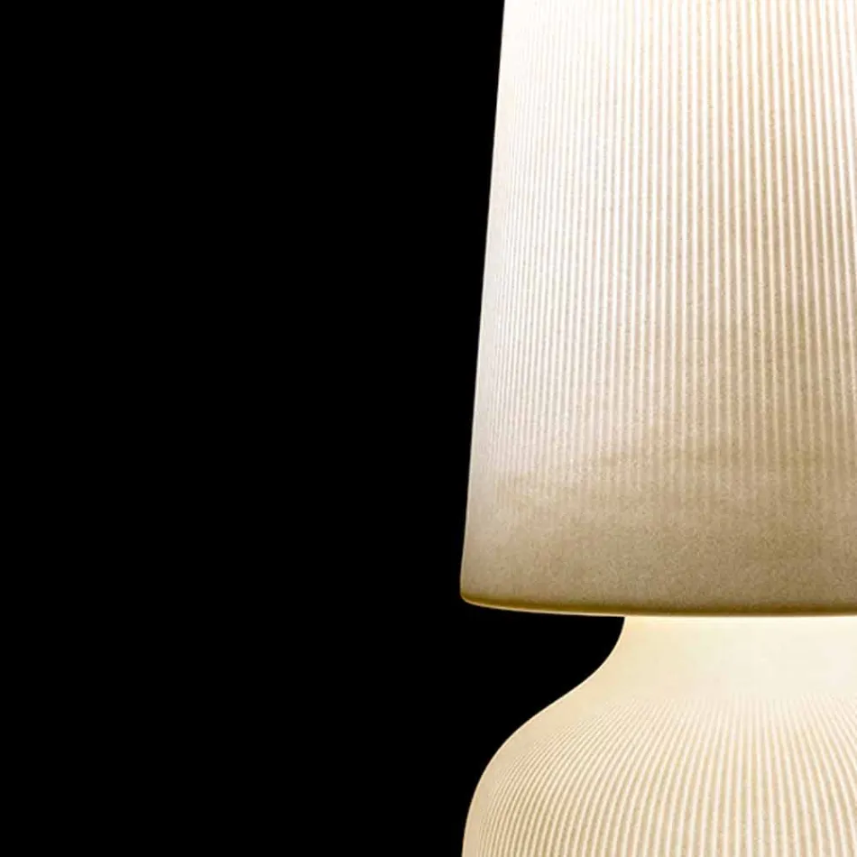 Lampada da Terra da Esterno con Struttura in Polietilene Made in Italy - Desmond Viadurini