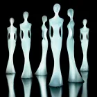 Lampada da Terra da Giardino con Luce Led RGBW Design a Statua - Penelope by Myyour Viadurini