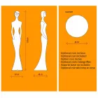 Lampada da Terra da Giardino con Luce Led RGBW Design a Statua - Penelope by Myyour Viadurini