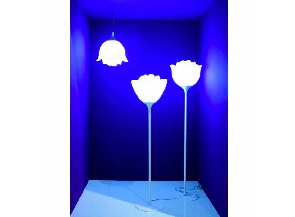 Lampada da Terra Design a Fiore in Plastica per Interni - Baby Love by Myyour Viadurini