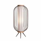 Lampada da terra design moderno in acciaio Ø37xh80 cm Fanny  Viadurini