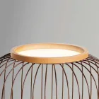 Lampada da terra design moderno in acciaio Ø37xh80 cm Fanny  Viadurini