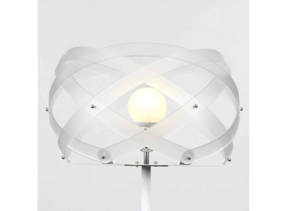 Lampada da terra design moderno in metacrilato Vanna, H 187 cm