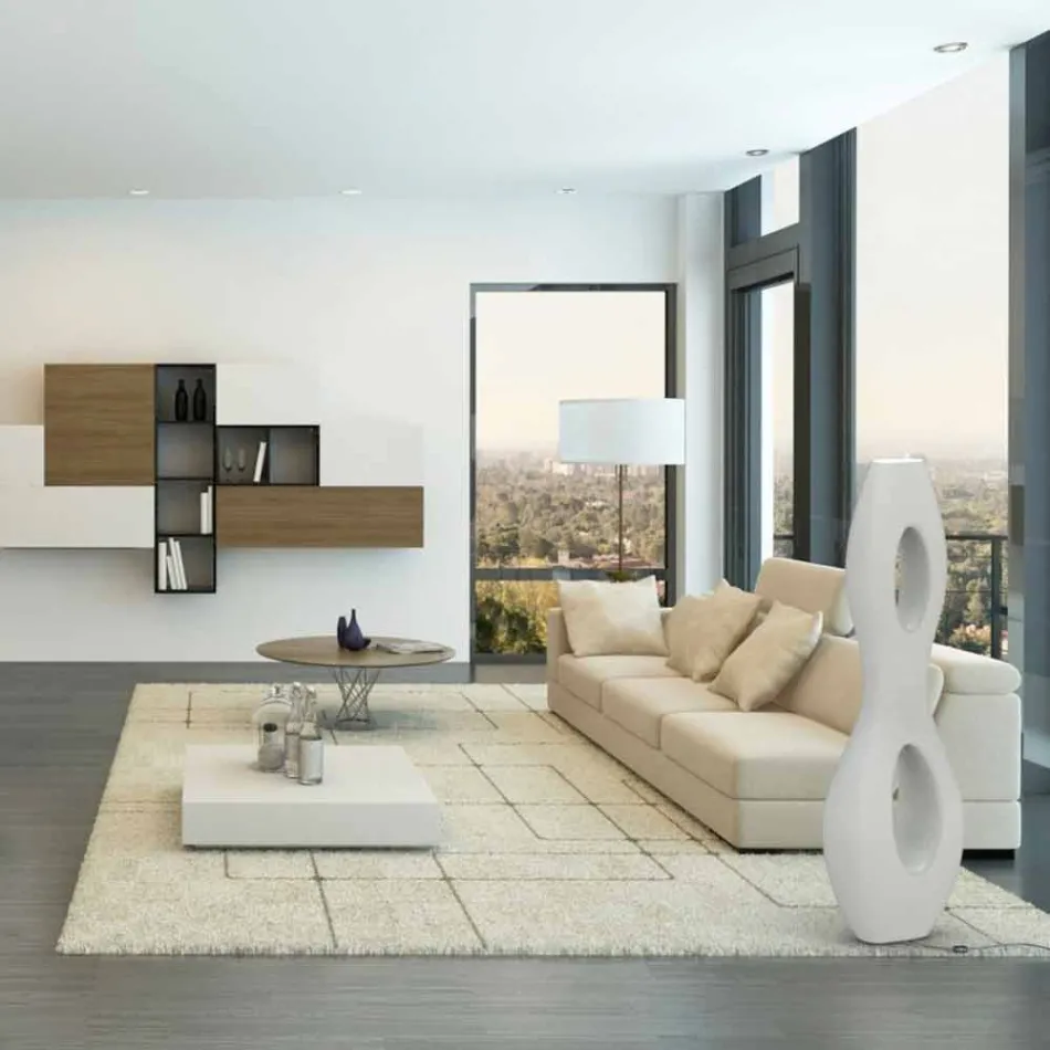 Lampada da Terra Design Moderno Infinity Made in Italy Viadurini