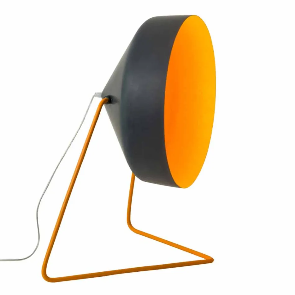 Lampada da terra di design In-es.artdesign Cyrcus F Lavagna in resina Viadurini