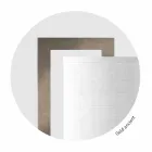 Lampada da Terra di Design in Metallo con Paralume in Lino Made in Italy - Bali Viadurini