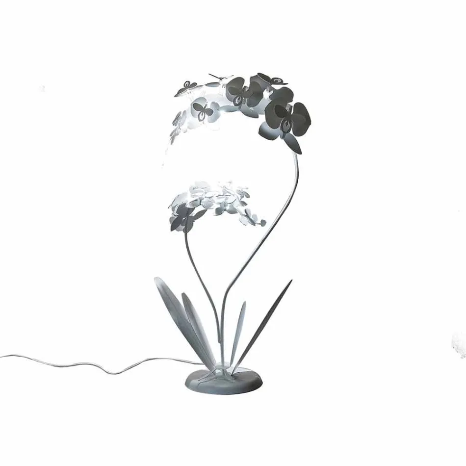 Lampada da Terra di Moderno Design in Ferro Made in Italy – Amorpha Viadurini