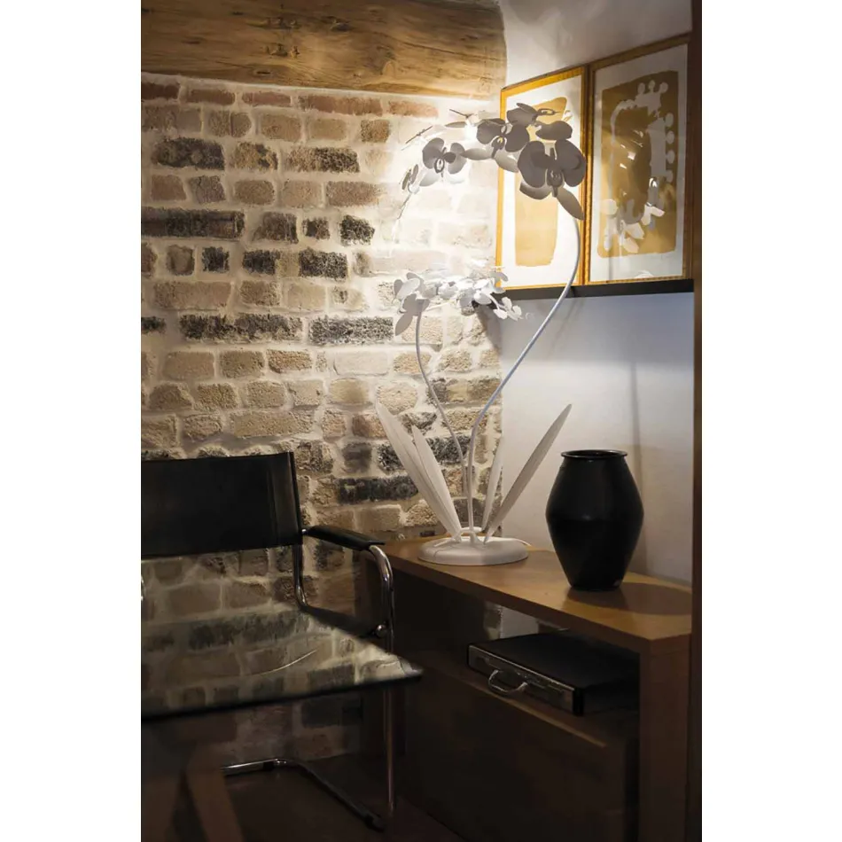 Lampada da Terra di Moderno Design in Ferro Made in Italy – Amorpha Viadurini