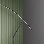 Lampada da Terra in Metallo Verniciato in Diversi Colori e LED Dimmerabile - Acero Viadurini