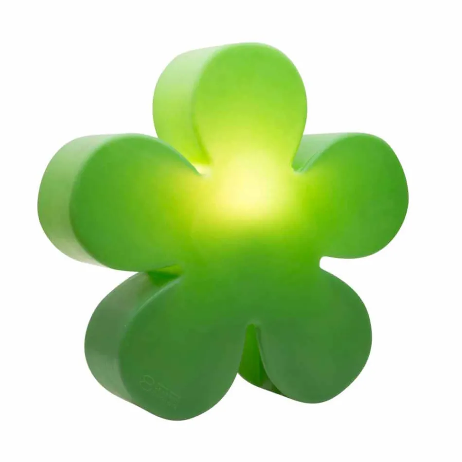 Lampada da Terra o Tavolo Design Solare Moderno a Fiore Colorato - Fiorestar Viadurini