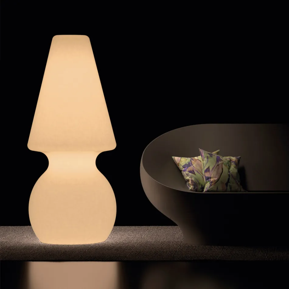 Lampada da Terra per Esterni con Luce Led in Polietilene Made in Italy - Alvarez Viadurini